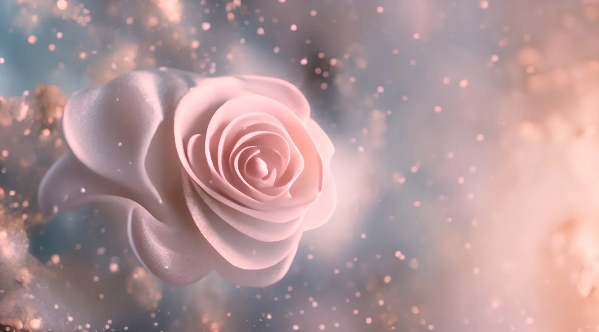 Romantic Rose Motion Graphic Creative Stock Video